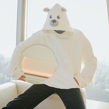 Load image into Gallery viewer, Sicilian men&#39;s winter new bear head hooded sweater male Korean version of the trend loose wild cute long-sleeved shirt
