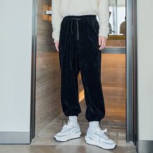 Load image into Gallery viewer, Sicilian men&#39;s winter corduroy tie pants loose casual sports pants handsome and versatile new men&#39;s trousers
