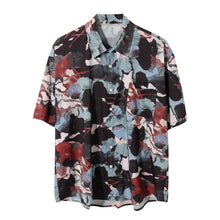 Load image into Gallery viewer, Sicilian men&#39;s summer retro flower shirt male Korean version of the trend handsome casual boys short-sleeved floral shirt
