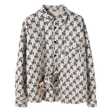 Load image into Gallery viewer, Sicilian men&#39;s assembly bag flocking jacket letter printing jacket jacket men&#39;s tide autumn Korean version
