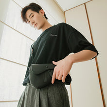Load image into Gallery viewer, Sicilian men&#39;s customized 2020 new shoulder bag casual messenger bag Korean version of the trendy brand men&#39;s saddle bag
