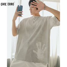 Load image into Gallery viewer, Sicilian men&#39;s short-sleeved t-shirt men&#39;s 2021 new summer tide brand loose men&#39;s printed color changing t-shirt
