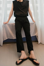 Load image into Gallery viewer, Sicilian men&#39;s spring men&#39;s casual pants men&#39;s Korean version of the trend of black wide-legged loose straight-leg pants
