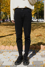 Load image into Gallery viewer, Sicilian Men&#39;s Spring and Autumn Men&#39;s Straight Pants Men&#39;s Korean Style Trend Thickening Black Slim Nine Casual Pants
