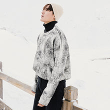Load image into Gallery viewer, 【Spot quick delivery】All-match men&#39;s loose and thick tie-dye long-sleeved round neck sweater male Korean version
