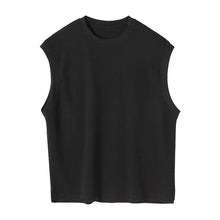 Load image into Gallery viewer, 【Limited Time Special】Summer thin loose waistcoat sleeveless t-shirt men&#39;s outer wear black vest men&#39;s trend
