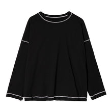 Load image into Gallery viewer, Sicilian men&#39;s autumn men&#39;s loose inner base shirt Korean version of the trend of white long-sleeved t-shirt men
