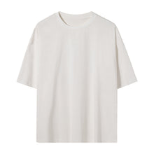 Load image into Gallery viewer, Sicilian men&#39;s assembly bag Hong Kong style half-sleeved men&#39;s trend loose five-point sleeve reflective printing white short-sleeved t-shirt
