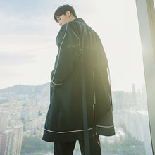Load image into Gallery viewer, Sicilian men&#39;s Korean style line windbreaker men&#39;s mid-length trendy handsome young men&#39;s casual jacket

