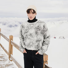 Load image into Gallery viewer, 【Spot quick delivery】All-match men&#39;s loose and thick tie-dye long-sleeved round neck sweater male Korean version
