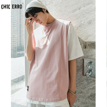 Load image into Gallery viewer, Sicilian men&#39;s sleeveless short-sleeved t-shirt men&#39;s 2021 new summer ins trend casual men&#39;s sports vest
