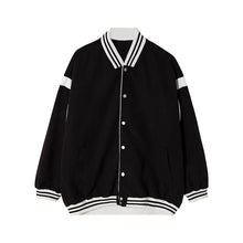Load image into Gallery viewer, Sicilian men&#39;s autumn thin color matching jacket men&#39;s Korean version of the trend of baseball uniform men&#39;s loose black jacket
