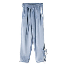 Load image into Gallery viewer, Sicilian men&#39;s winter new casual pants contrast color webbing stitching beam pants design cute bear pants
