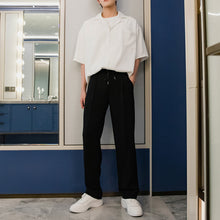 Load image into Gallery viewer, Sicilian men&#39;s spring men&#39;s casual pants men&#39;s Korean version of the trend loose straight trousers drape mopping pants
