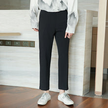 Load image into Gallery viewer, Sicilian Men&#39;s Spring British Style Black Casual Pants Men&#39;s Korean Style Trend Men&#39;s Nine Points Loose Straight Pants
