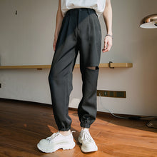 Load image into Gallery viewer, Sicilian men&#39;s casual pants men&#39;s summer thin section trend wild hole men&#39;s sports trousers nine points pants
