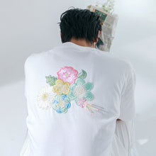 Load image into Gallery viewer, Sicilian men&#39;s 2021 new flower embroidery short-sleeved T-shirt men&#39;s summer casual all-match trend t-shirt top
