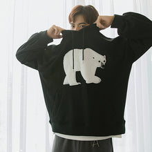 Load image into Gallery viewer, Sicilian men&#39;s new autumn 2020 sweater men&#39;s hooded youth flocking animal print men&#39;s top
