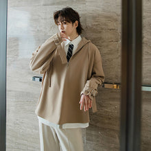 Load image into Gallery viewer, Sicilian men&#39;s autumn design shirt men&#39;s Korean style trend loose men&#39;s zipper hooded shirt jacket 4429726104878 4429726104877 4429726104876 4429726104875
