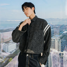 Load image into Gallery viewer, Sicilian men&#39;s winter new long-sleeved thickening contrast color trend youth casual tie shirt 4663558695417 4663558695416 4663558695415 4663558695414

