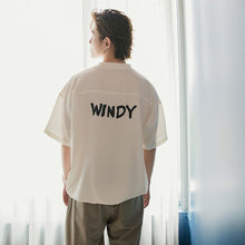 Load image into Gallery viewer, Sicilian men&#39;s summer Hong Kong style half-sleeved men&#39;s tide brand trend loose boys white back printing short-sleeved t-shirt
