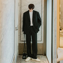 Load image into Gallery viewer, 【Take a 40% off straight down】Casual pants men&#39;s Korean style trousers loose straight-leg suit pants men&#39;s drape trousers
