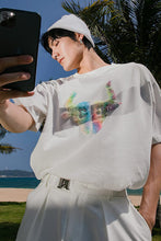 Load image into Gallery viewer, Sicilian men&#39;s casual short-sleeved t-shirt men&#39;s round neck 2021 new summer tide brand ins printing loose compassionate shirt
