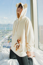 Load image into Gallery viewer, Sicilian men&#39;s Korean style design cute blouse men&#39;s loose bear hooded sweater men&#39;s trend
