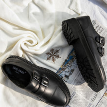 Load image into Gallery viewer, Sicilian men&#39;s customized Korean version of the trend of men&#39;s first layer cowhide leather shoes platform shoes men&#39;s thick-soled leather shoes
