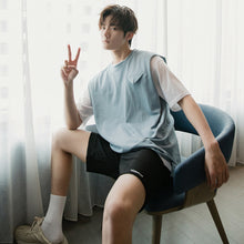 Load image into Gallery viewer, Sicilian men&#39;s Korean men&#39;s white sleeveless sleeveless t-shirt loose summer outer wear vest men trend
