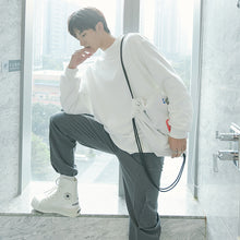 Load image into Gallery viewer, Sicilian men&#39;s outfit backpack Korean version of autumn wild loose casual solid color pullover sweater boys tide

