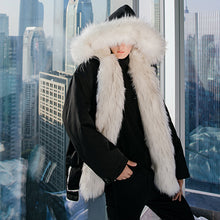 Load image into Gallery viewer, Sicilian men&#39;s winter new style youth thick fur collar cotton-padded jacket trend loose Korean handsome men&#39;s jacket
