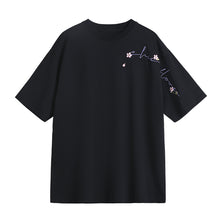 Load image into Gallery viewer, Sicilian men&#39;s flower embroidery short-sleeved t-shirt men&#39;s 2021 new summer loose men&#39;s casual t-shirt
