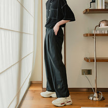 Load image into Gallery viewer, Sicilian men&#39;s casual pants men&#39;s wild trend loose straight men&#39;s nine-point wide-leg trousers
