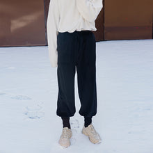 Load image into Gallery viewer, Sicilian men&#39;s autumn casual pants men&#39;s Korean version of the trend of nine-point men&#39;s white loose straight leggings pants
