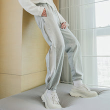 Load image into Gallery viewer, Sicilian men&#39;s spring new casual pants design sense embroidery letter trousers Korean version of the trend of men&#39;s leggings
