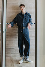 Load image into Gallery viewer, Sicilian men&#39;s casual pants men&#39;s Korean version of the trend of men&#39;s trousers handsome straight denim jumpsuit
