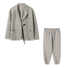 Load image into Gallery viewer, Sicilian men&#39;s autumn Korean style suit jacket loose casual pants two-piece men&#39;s casual suit suit men
