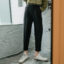 Load image into Gallery viewer, Sicilian men&#39;s spring drape trousers men&#39;s straight leg youth all-match loose casual pants men&#39;s ninth pants
