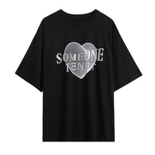Load image into Gallery viewer, Sicilian men&#39;s short-sleeved t-shirt men&#39;s 2021 new summer loose men&#39;s creative love printed t-shirt
