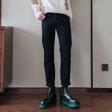 Load image into Gallery viewer, Sicilian men&#39;s spring and autumn models all-match small-footed jeans men&#39;s straight loose loose black new pants boys trend
