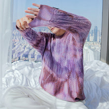 Load image into Gallery viewer, Sicilian men&#39;s winter lazy wind round neck sweater twist Korean loose Japanese men&#39;s tie-dye sweater tide 4657679990406 4657679990407
