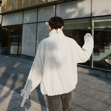 Load image into Gallery viewer, Sicilian Men&#39;s Korean Style Handsome White Turtleneck Woolen Sweater Men&#39;s Trendy Casual Loose Men&#39;s Spring Tops
