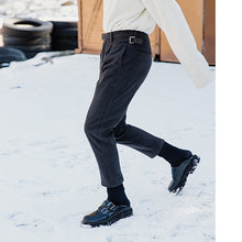 Load image into Gallery viewer, [【现货速发】极速发货~宽松裤子男春季毛呢九分休闲裤]
