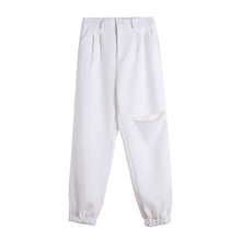 Load image into Gallery viewer, Sicilian men&#39;s casual pants men&#39;s summer thin section trend wild hole men&#39;s sports trousers nine points pants
