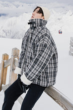 Load image into Gallery viewer, 【Spot quick delivery】Lamb wool plaid thick cotton jacket Korean style trendy boys loose casual jacket
