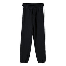 Load image into Gallery viewer, Sicilian men&#39;s spring new style leggings pants men&#39;s knitted contrast color stitching trousers loose Korean wild casual pants
