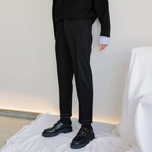 Load image into Gallery viewer, 【Spot quick delivery】Spring loose straight trousers men Korean version of the trend of all-match men&#39;s black casual trousers men
