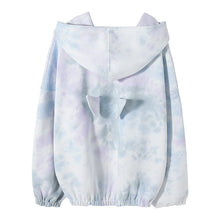 Load image into Gallery viewer, Sicilian men&#39;s rainbow tie-dye design sense back wing tops men&#39;s Korean style trendy loose hooded sweater
