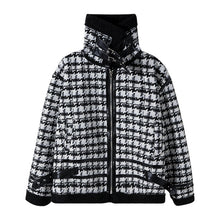 Load image into Gallery viewer, 【Take a 40% off straight down】The new houndstooth Korean shirt loose young handsome winter stand-collar jacket
